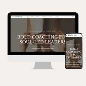 The Visionary by Lili Template mockup