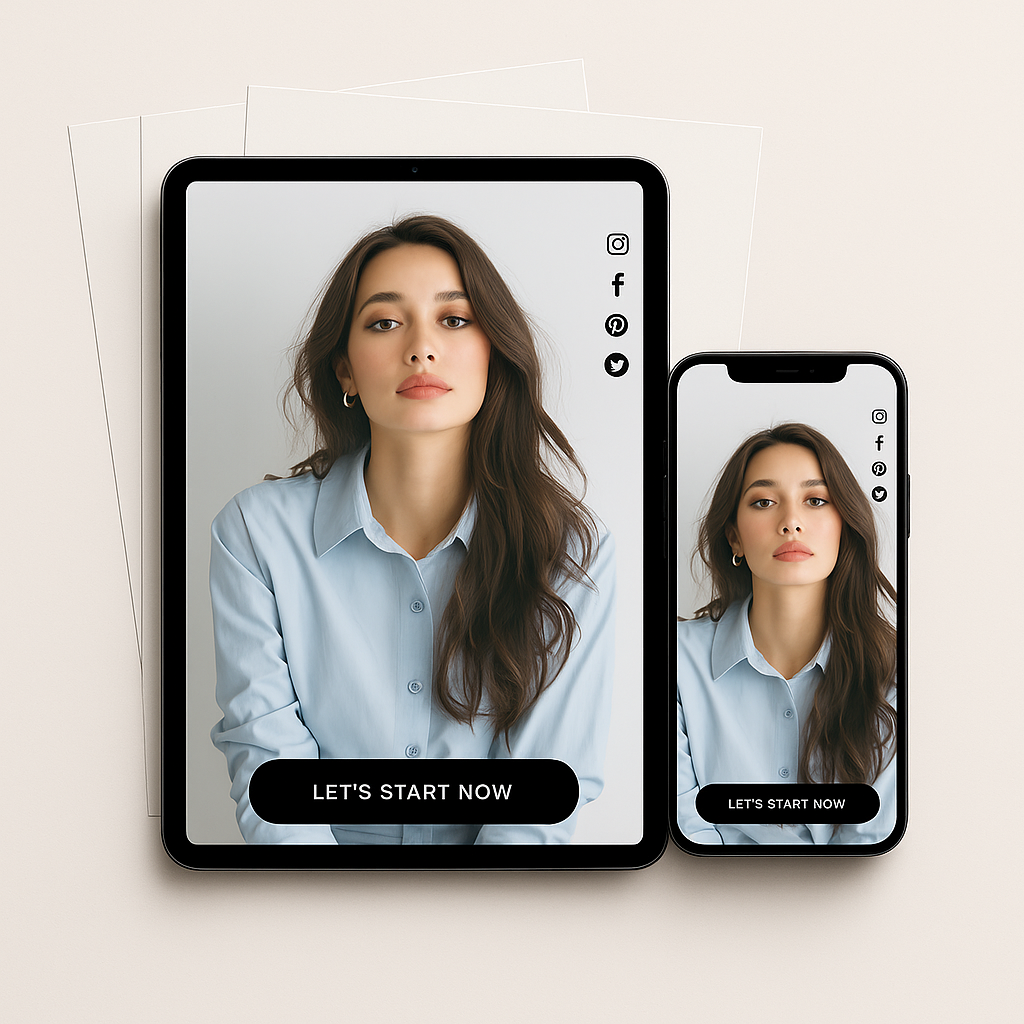 The Visionary – Link / Landing Page Template - Image 1