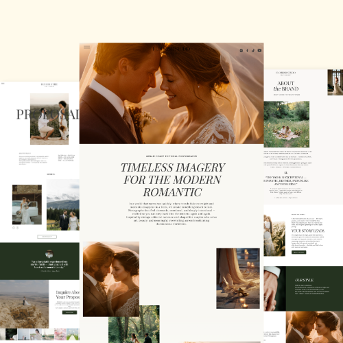 Flourish Photography Studio – Showit Website Template - Image 1