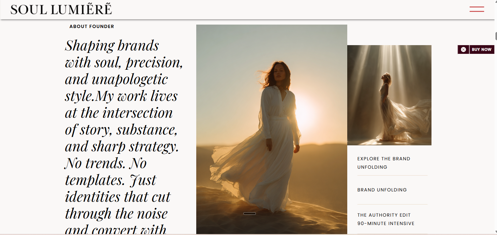Lili La Fleur Showit website template for coaches