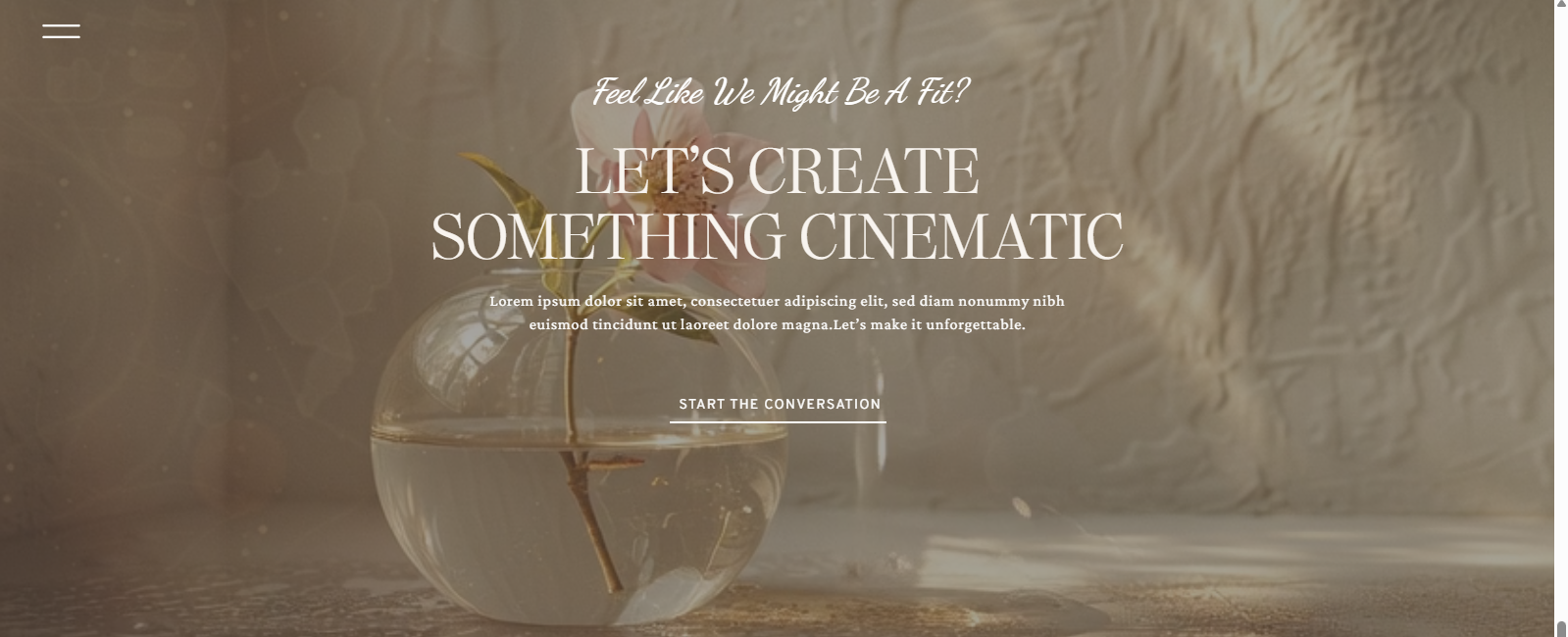 Editorial Showit website template